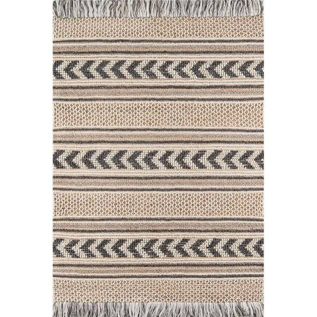 Momeni ESME0ESM-1CHR5070 5 x 7 ft. Esme-1 Hand Woven Rectangle Area Rug - Charcoal