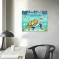 thumbnail image 3 of Bathroom Picture Wall Decor, Framed Wisdom Green Canvas Art Motivational Artwork for Home Bathroom Wall Art,, 3 of 4