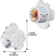 thumbnail image 2 of Valve Cap, Stylish Crystal Paw Tire Dust Cap, Auto Parts, 2 of 7