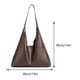 thumbnail image 2 of Bolso Hombro PU Bolso Mujer Informal Bolso (café), 2 of 9
