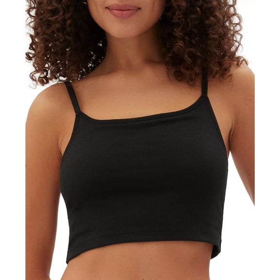 GAP GapBody Women's Logo Comfort Cropped Bralette, Black XS