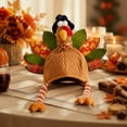 thumbnail image 5 of Thanksgiving Turkey Knitted Hats Adult Turkey Cap for Women Men Thanksgiving Night Event Dress-up Cosplay Costume Accessories, 5 of 5