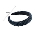 thumbnail image 4 of Cheers.US Beaded Rhinestone Headbands for Women Padded Hairbands Wide Hair Hoops Headband Crystal Embellished Headband Hair Accessories for Girls, 4 of 4