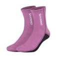 thumbnail image 3 of Calcetines de buceo de neopreno de 3 mm shamjiam para hombres y mujeres violeta rosado, 3 of 8