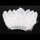thumbnail image 5 of Broches retro, insignias, prendedores, broches, clips para traje, joyería para bar Pluma blanca, 5 of 9