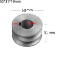 thumbnail image 1 of V-Belt pulley A Type Double Slot Pulley Motor Cast Iron Dia Power Tool Accessory, 1 of 7