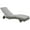 Mixed-Gray, variant on Resenkos Chaise Lounger With 5-Level Backrest Adjustment, Cushioned Patio Sun Lounger, Easy-Moving Wheels, PE Rattan, Mixed-Gray