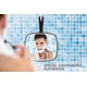 thumbnail image 4 of Hand mirror, black hand mirror with handle, square, 4 of 5