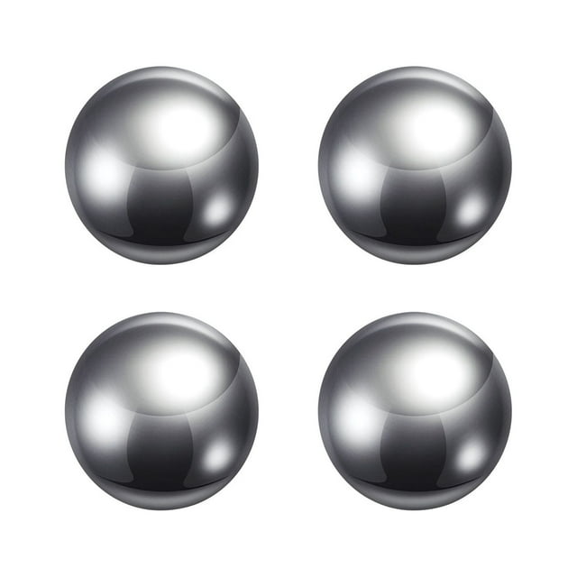 Unique Bargains Boules de Précision 3/4' Diamètre 440C Acier Inoxydable G25 pour Roulements 4 Pack