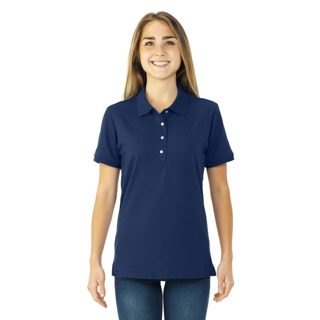 Jerzees Chemise de Sport à Manches Courtes pour Femmes, P, J Navy