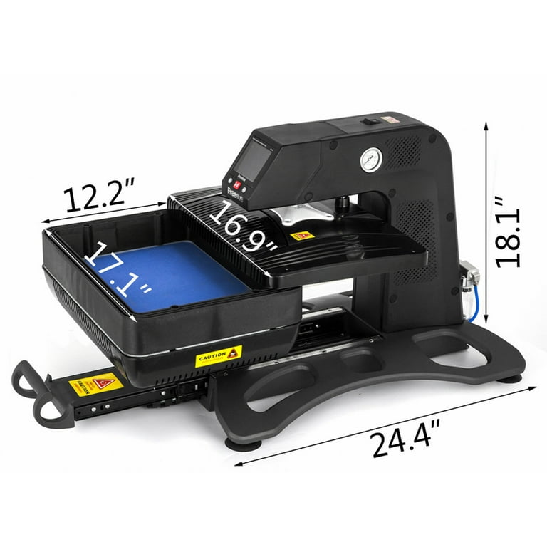 TECHTONGDA 3D Muti-fuction Máquina de prensa de calor por sublimación al  vacío, impresora de impresión de sublimación de transferencia al vacío para