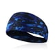 thumbnail image 3 of Diademas deportivas para hombres y mujeres (paquete de 5), banda para el sudor que absorbe la humedad, bandas elásticas anchas para el cabello, banda para el sudor de entrenamiento para homb, 3 of 5