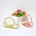 thumbnail image 5 of Nordic Upright Napkin Holder, Circle Tabletop Dispenser, Gold, 5 of 7