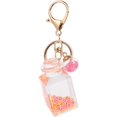 thumbnail image 1 of HTOOQ 1PC Fruit Liquid Quicksand Keychain Acrylic Keyring Bag Ornament (Grapefruit) Party Supplies, 1 of 9