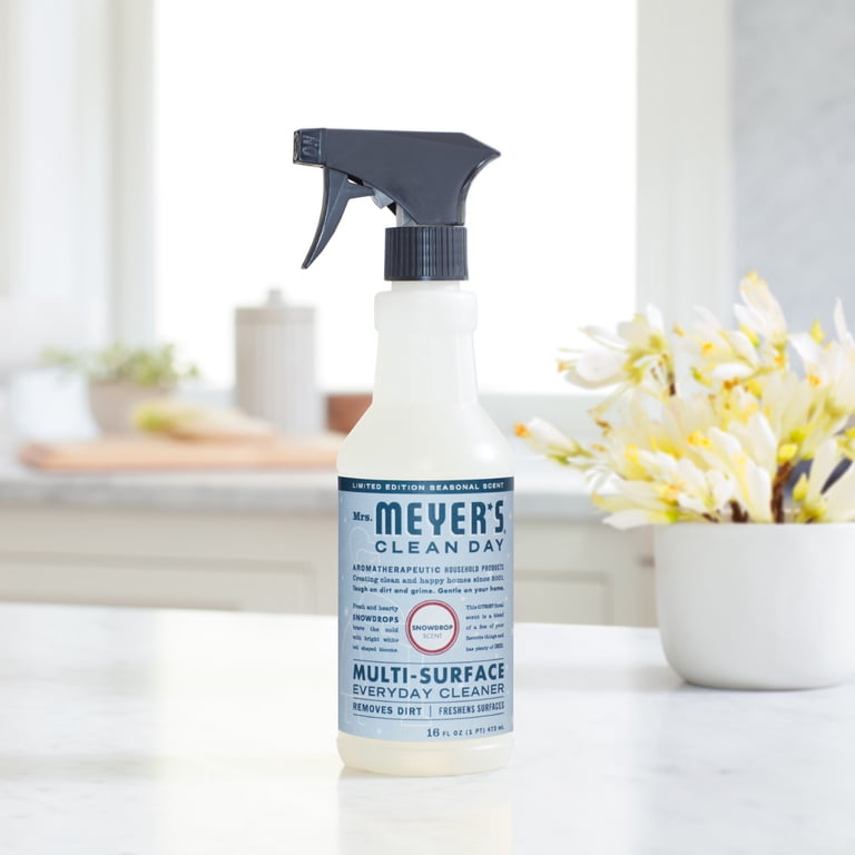 Mrs. Meyer's Multi-Surface Cleaner, Snowdrop, 16 Fl Oz - Walmart.com