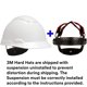 thumbnail image 3 of Casco de seguridad 3M H-701V blanco, liviano y ventilado, 3 of 6