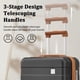 thumbnail image 4 of Set de equipaje imiomo Hard Shell de 5 piezas para mujer con cierre TSA, 4 of 9