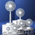 thumbnail image 3 of Ventilador portátil ecológico blanco Kearding F7-2, 3 of 6