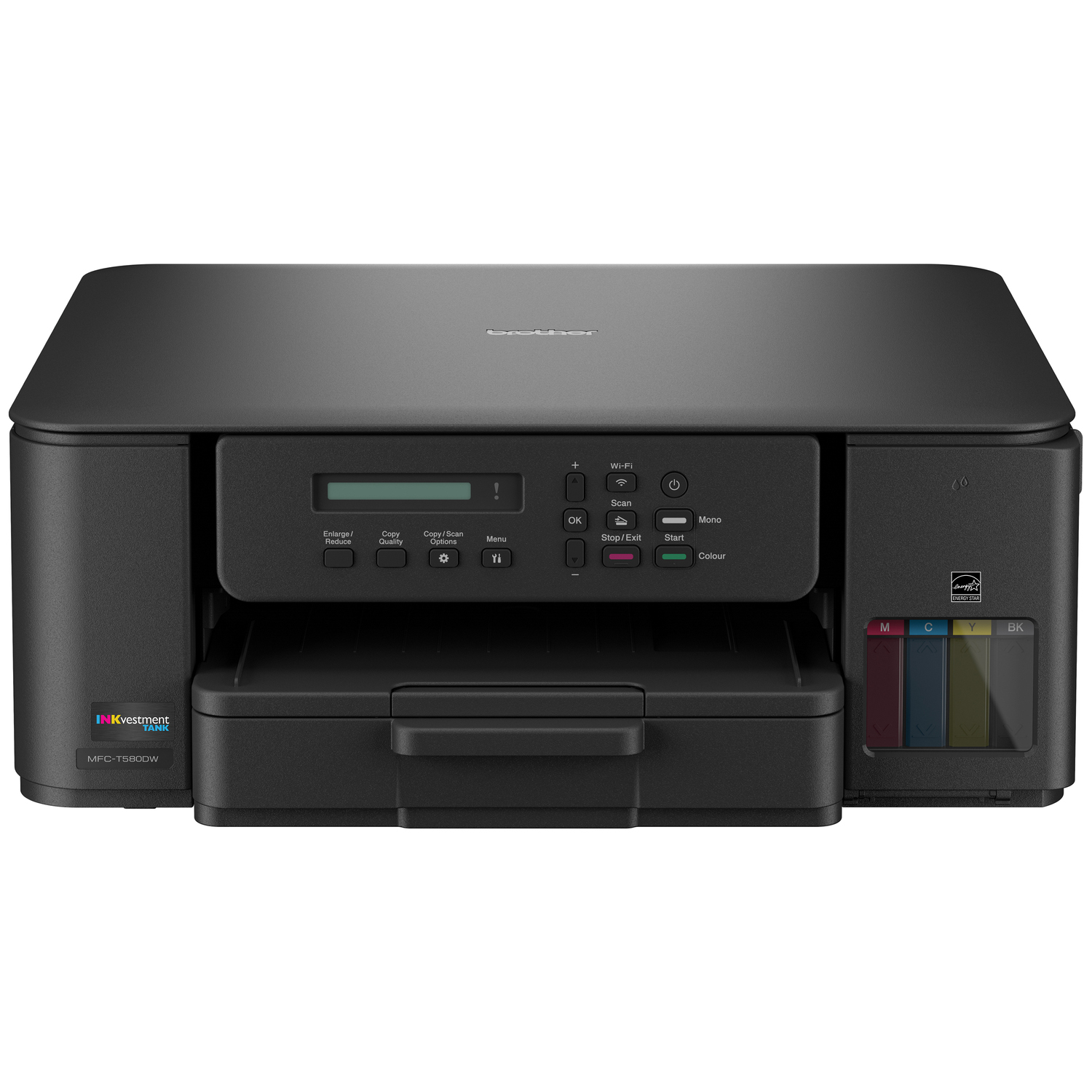 MFCT580DW INKvestment Tank 580 Copy/Print/Scan Wireless Color Inkjet All-in-One Printer
