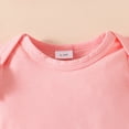 thumbnail image 6 of TOWED22 Baby Girl Clothing Set: Cute Romper Bodysuit Jumpsuit Shorts Set 3Pcs Summer Outfits Red,9-12 M, 6 of 9