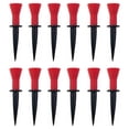 thumbnail image 1 of facefd Lot de 12 T-Shirts de Golf Balle en Plastique Support Stable Portable Réutilisable Extérieur Intérieur Accessoires de Pratique de Golf Apprenants Rouge 76mm, 1 of 5