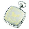 Charles-Hubert- Paris Brass Two-Tone Quartz Hunter Case Pocket Watch #3730