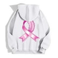 thumbnail image 6 of Shadoumai Womens Breast Cancer Awareness Hoodies Full Zip Up Jacket Ribbon Graphic Oversized Sweatshirt Jackets Fall Winter Clothes, 6 of 6