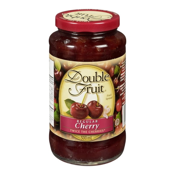 Double Fruit Régulière tartinade de cerises 500mL