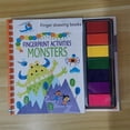 thumbnail image 5 of Children Fingerprinting Books With Rubber Stamps Ink Pad AMERTEER Activities Doodling Book Animal Garden Kindergarten DIY Craft Toy, 5 of 6