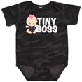 thumbnail image 3 of Inktastic Tiny Boss with Baby in Suit Girls Baby Bodysuit, 3 of 5