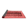 thumbnail image 2 of Ahgly Company Indoor Round Oriental Red Modern Area Rugs, 8' Round, 2 of 4