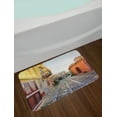 thumbnail image 2 of Sicily Bath Mat, Narrow Street in Erice Italy Historic Outdoor Photo Travel Europe Vacation, Plush Bathroom Decor Mat with Non Slip Backing, 29.5" X 17.5", Multicolor, by Ambesonne, 2 of 2