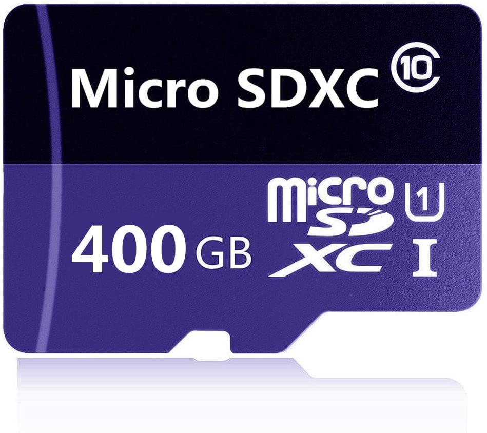 400GB Micro SD SDXC Card Class 10 High Speed Memory Card with Micro SD