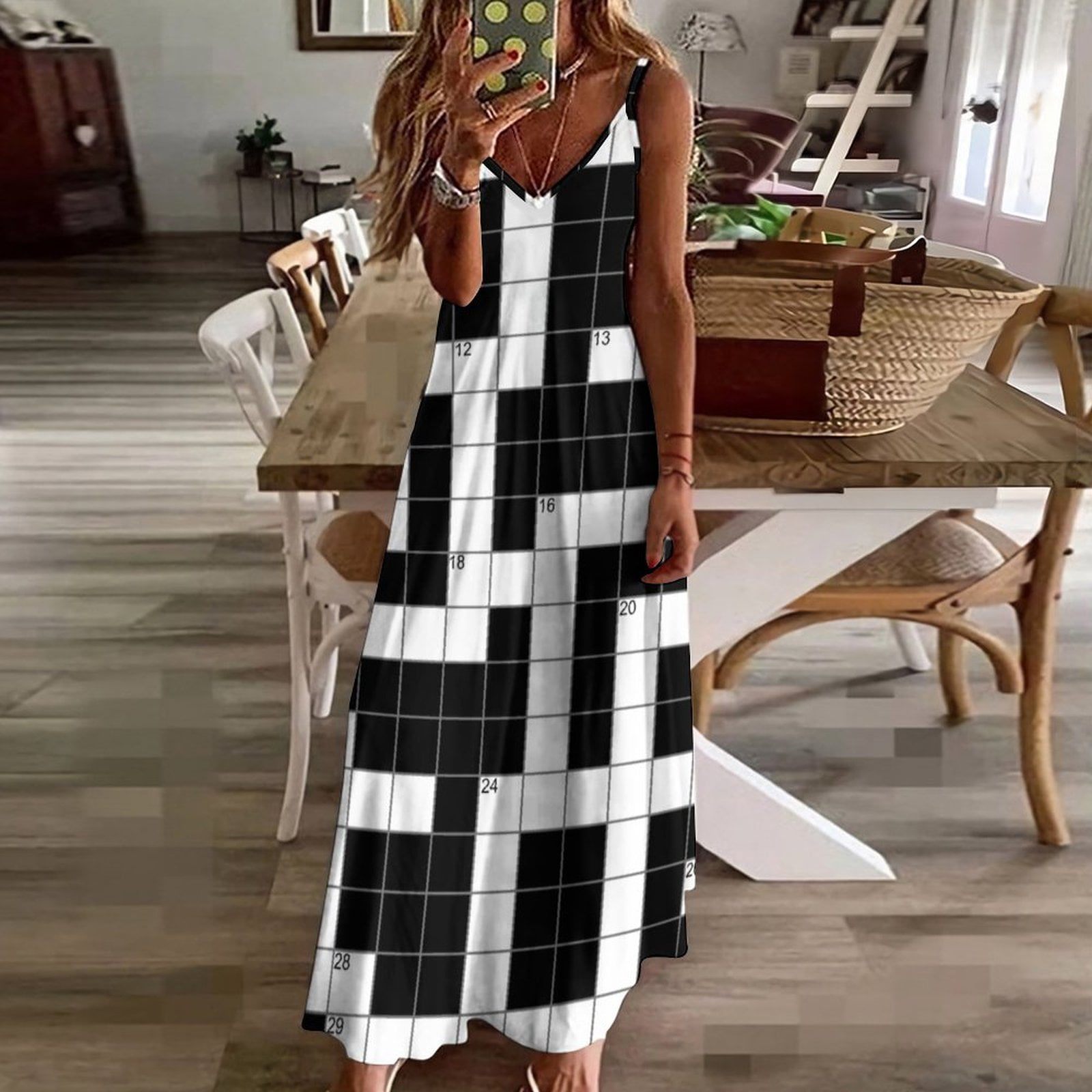 Crossword Clue Sleeveless Dress luxury dresses Women dresses summer women's  clothing trend 2024 - Walmart.ca
