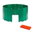 thumbnail image 3 of Parabrisas para estufa de camping perfecl Aleación de aluminio PP Verde, 3 of 8