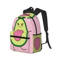 thumbnail image 2 of Vsdgher Cute Avocado Print Unisex Large Capacity Bookbag Schoolbag Casual Daypack for High School/College/Teens/Travel/Work, 2 of 8