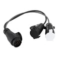 thumbnail image 2 of Adaptador de remolque de clavija, conector de remolque de 13 a conector de cable de conversión para remolque, fabricado por expertos, 2 of 9