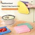 thumbnail image 4 of 2-in-1 Magnetic Silicone Mat & Foldable Serving Tray, Magnetic Foldable Silicone Plate,Waterproof, Easy to Clean, Silicones Mat & Serving Tray for Kitchen Counter Camping Parties Hiking (Gray), 4 of 7