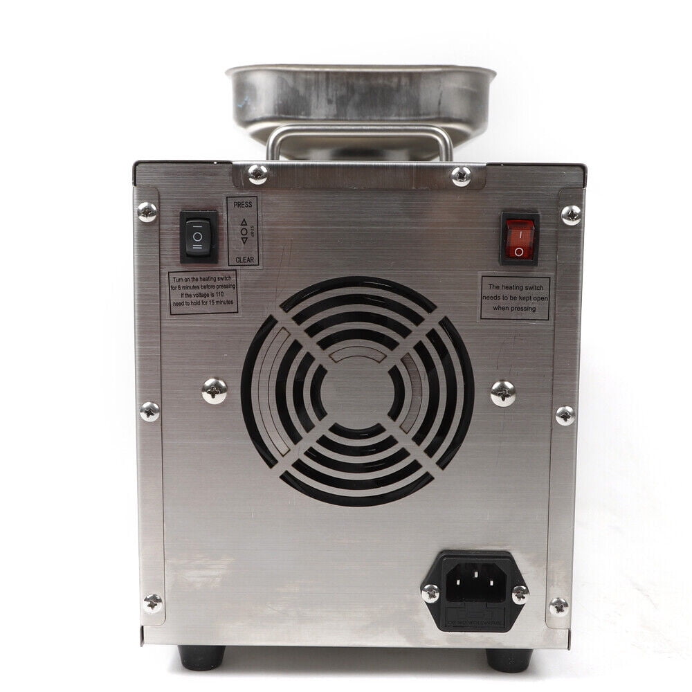 1500W Commercial Automatic Oil Expeller Extractor Oil Press Expeller Machine Electric Full Automatic Oil Press Machine Oil Extractor Peanut Coconut Expeller Electric Oil Press Machine Oil Extractor
