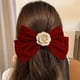 thumbnail image 3 of Bowknot Hair Bow Hair Clip Barrettes, para bebés, pequeños, adolescentes, decorativos, niñas, accesorios para el peinado del cabello, Estilo A Macarena pinza de pelo de lazo, 3 of 8