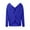 Blue, variant on Scyoekwg Womens Sweaters V-Neck Sweater Fall Winter Clothes Long Sleeve Solid Color Warm Casual Knitted Sweater Pullover Sweaters(Pink,S)
