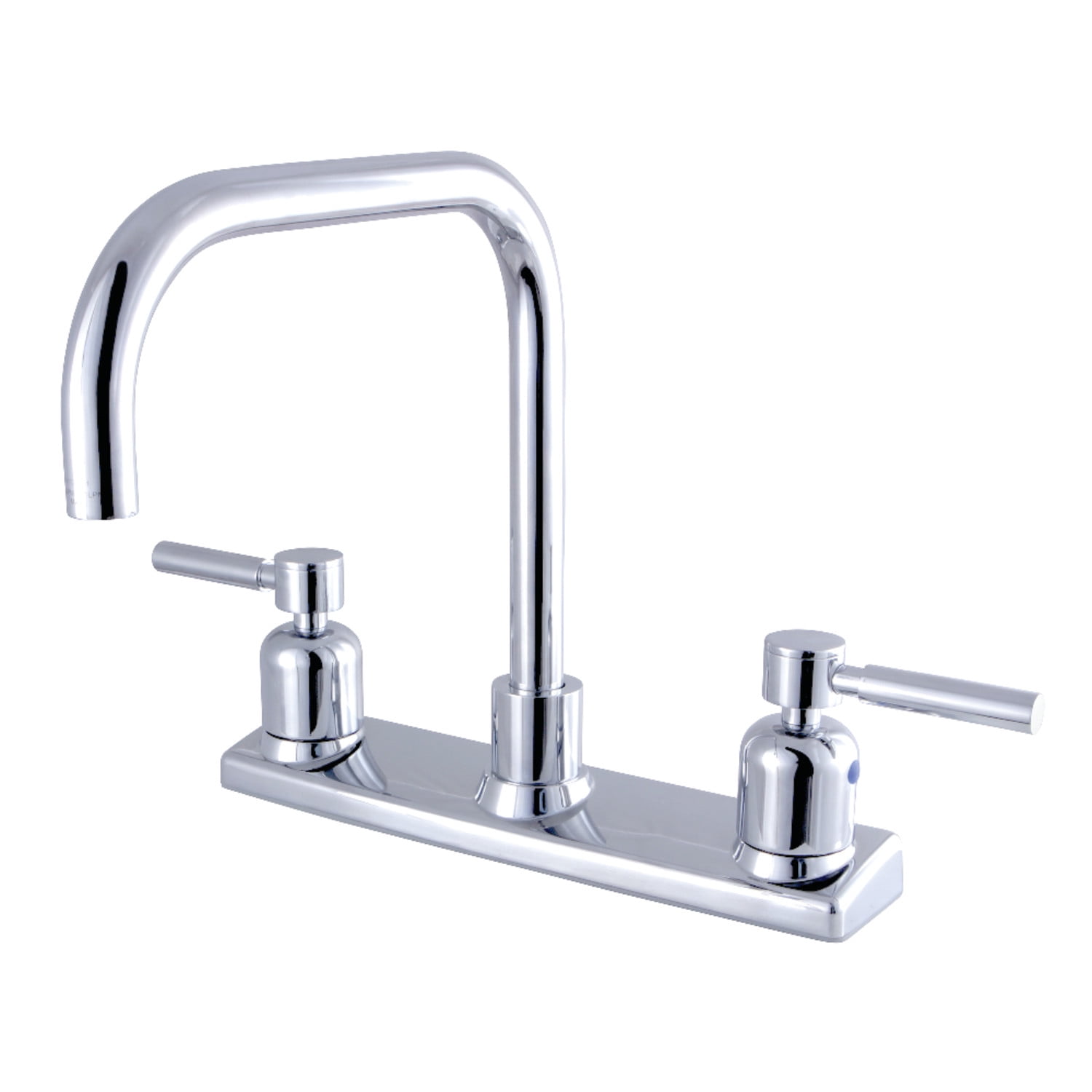 Kingston Brass FB2141DL 8" Centerset Kitchen Faucet, Polished Chrome