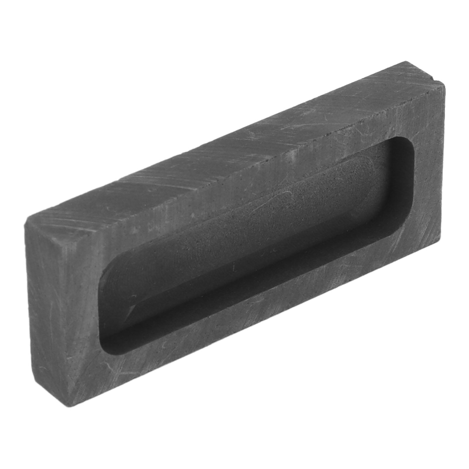 Molde de crisol de grafito molde de lingote de grafito rectangular de ...