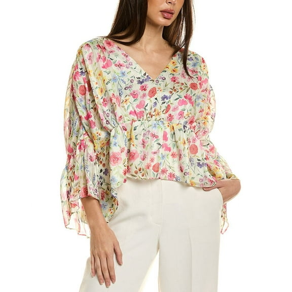 Elie Tahari womens The Emma Top, XL