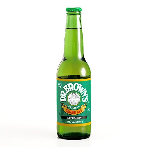 Dr. Brown's Ginger Ale Soda 12 oz each (3 Items Per Order)