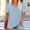 Light Blue, variant on Womens Plus Size V Neck T Shirts Summer Short Sleeve Tees Casual Loose Solid Base Shirts Tops