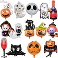 thumbnail image 2 of Halloween Calabaza Fantasma Globos Decoraciones Araña Globos de papel de aluminio Juguetes inflables Murciélago Globos Suministros para fiestas de Halloween Juguetes para niños xuanjing unisex, 2 of 2
