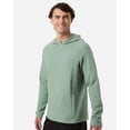 thumbnail image 2 of North End NE729 Men's Spirit Textured Hooded Pullover-SAGE GREEN HEATHER-XL, 2 of 6