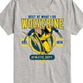 thumbnail image 3 of Marvel Wolverine - Collegiate Scratch - Toddler and Youth Short Sleeve Graphic T-Shirt, 3 of 5
