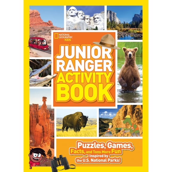 Pre-Owned Junior Ranger Activity Book: Puzzles, Games, Facts, and Tons More Fun Inspired by the U.S. National Parks! (Paperback) 1426323042 9781426323041